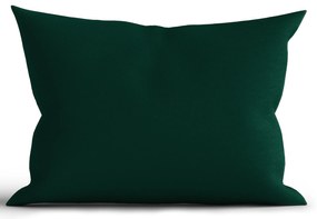 Bavlnená obliečka na vankúš Renforcé 50 × 70 cm - Jasmine tmavozelená