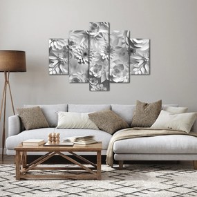 Obraz - Biele kvety (150x105 cm)