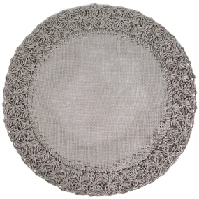 SADA 6KS PRESTIERANIE NA STÔL BOHO 11 (FI) 38 CM SIVÁ