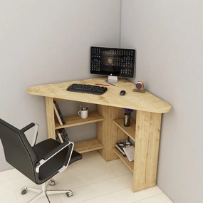 Písací stôl Corner - Sapphire Oak