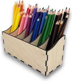 usporadejto.cz Pastelkovník L VASKY, 20 x 8 x 10 cm, s označením farieb