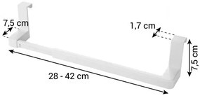 Tescoma Závesná lišta nastaviteľná FlexiSPACE 280-420 mm