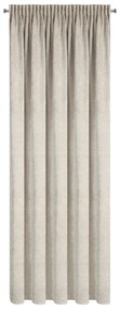 EUROFIRANY ZATEMŇOVACÍ ZÁVES NA PÁSKE NESKA 140X270 CM SVETLOBÉŽOVÁ