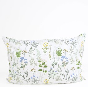 Saténová obliečka na vankúš 50 x 70 cm - Bianca biela