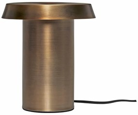 Hnedá kovová stolná lampa Keen - Hübsch