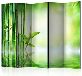 Artgeist Paraván - Green Bamboo II [Room Dividers]
