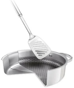 Panvica hlboká SteelCRAFT s pokrievkou ø 24 cm, 2 úchyty, 24 cm