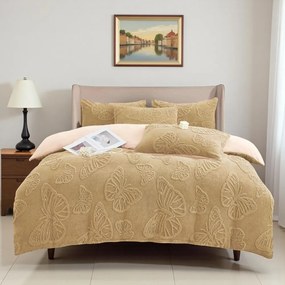 Jemné mikroplyš obliečky Homa EXCLUSIVE BEIGE 7-dielna sada 140x200 cm