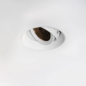 Moderné zapustené bodové svetlo biele GU10 AR70 okrúhle bez rámu - Oneon Honey