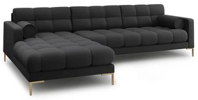 Tmavosivá rohová pohovka (ľavý roh) Bali – Cosmopolitan Design