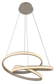 LED Stmievateľný luster na lane LED/85W/230V 3000-6500K pr. 49 cm + diaľkové ovládanie