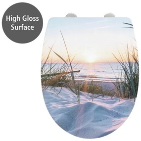 Záchodová doska s automatickým zatváraním 36,5 x 45 cm Baltic – Wenko