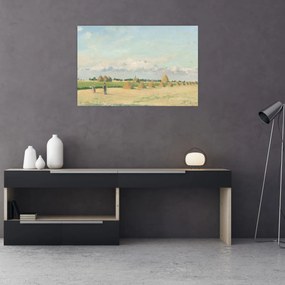 Obraz - Camille Pissarro, Landscape, Ile de France, reprodukcia (90x60 cm)