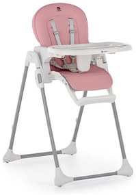 Petite&Mars PETITE&MARS - Detská jedálenská stolička GUSTO ružová AG0431