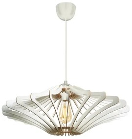 Luster na lanku 1xE27/60W/230V biela pr. 59 cm