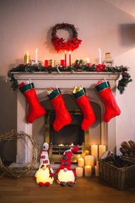Tutumi - LED vianočný trpaslík 36cm YX058, biela, CHR-09507