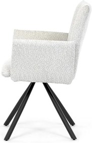 Autronic BONTEC Jedálenská stolička, krémová, látka bouclé, DCH-W1117 CRM2 Farba: Hnedá