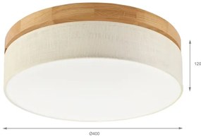 Brilagi - LED stropné svietidlo BELLADONNA LED/36W/230V pr. 40 cm krémová/dub
