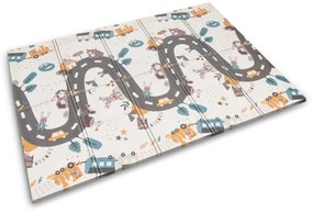 Vzdelávacia skladacia penová podložka 200 x 150 x 1 cm Nukido NK-341