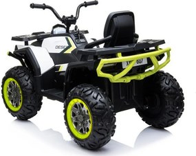 LEAN CARS Elektrická štvorkolka XMX607 LED biela