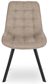 PROXIMA.store - Čalúnená jedálenska stolička RICK 2 FARBA: sivá, MATERIÁL: pletená