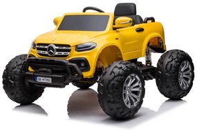 LEAN CARS ELEKTRICKÉ AUTÍČKO MERCEDES  DK-MT950 4x4  LAKOVANÉ - ŽLTÉ - MOTOR 4x45W - BATÉRIA - 2x12V7Ah- 2022