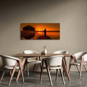 Obraz rybára (120x50 cm)