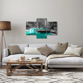 Obraz - Zimná rieka (90x60 cm)