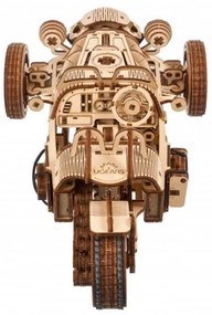 Ugears 3D drevené mechanické puzzle Trojkolesový UGR-S