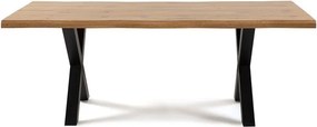 Jedálenský stôl v dekore duba 90x160 cm Kora – Bonami Essentials
