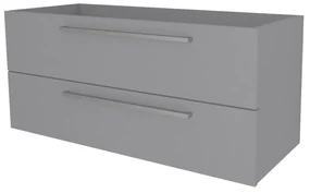 Mereo, Mereo Bino, kúpeľňová skrinka 121 cm, Multidecor, Šedá supermat, MER-CN693SSEDA
