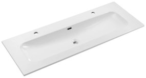 Keramické umývadlo na zapustenie Fly 120 2TH DP biele