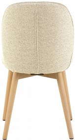 Jídelní židle CINDY krémová