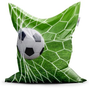 Sablio Sedací vak Futbalová lopta v bráne - 200x140 cm