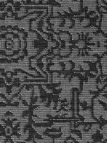 NORTHRUGS, Kusový koberec Duet Kona 106248 Black/White - na von aj na doma, 200x290, čiernobiela, chodba / predsieň