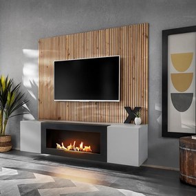 Obývacia stena Xari Pgas Xr L2-K Perla Gray/Artisan