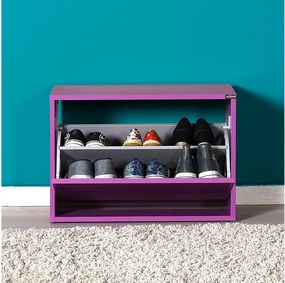 Botník (skrinka na topánky) Tosina 1 (fialová). Akcia -13%. Vlastná spoľahlivá doprava až k Vám domov. 1094533