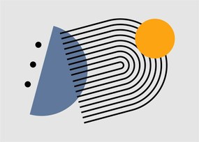 Obraz - Minimalistická abstrakcia N⁰2 (70x50 cm)