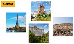 Set obrazov krásy veľkolepých miest