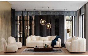 Krémová pohovka 236 cm Venedik – Artie