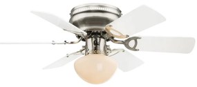 GLOBO 0307W - Stropný ventilátor UGO 1xE27/60W/230V