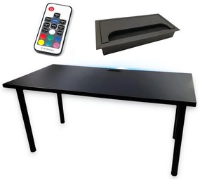 Písací Stôl Top Čierna 120x60x2,8 Model 2