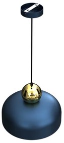 Luster na lanku HARALD 1xE27/60W/230V modrá