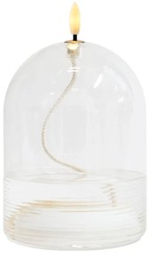 SIRIUS LED olejová lampa Dea, Ø11 x 15 cm, číra