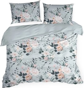 RENFORCÉ OBLIEČKY ROSITA 140X200 CM, 1 KS 70X80 CM KVETY