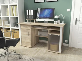 PC stolík Slad (dub sonoma). Akcia -22%. Vlastná spoľahlivá doprava až k Vám domov. 614021