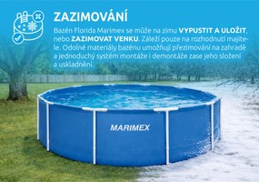 Marimex | Bazén Marimex Florida 3,66x0,99 m s pieskovou filtráciou | 19900118