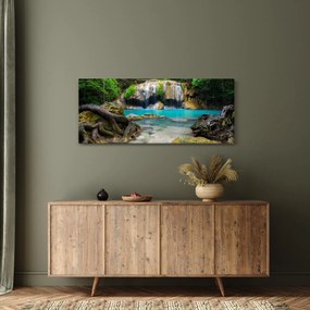 Obraz vodopádov (120x50 cm)