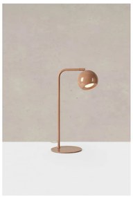 Hnedá stolová lampa s kovovým tienidlom (výška 39,5 cm) Pop – Markslöjd