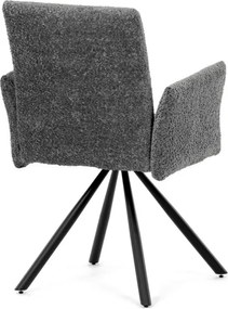 Jedálenská stolička sivá DCH-W1117 GREY2